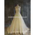 Hot China supplier lace bodice backless east bridal wedding dress